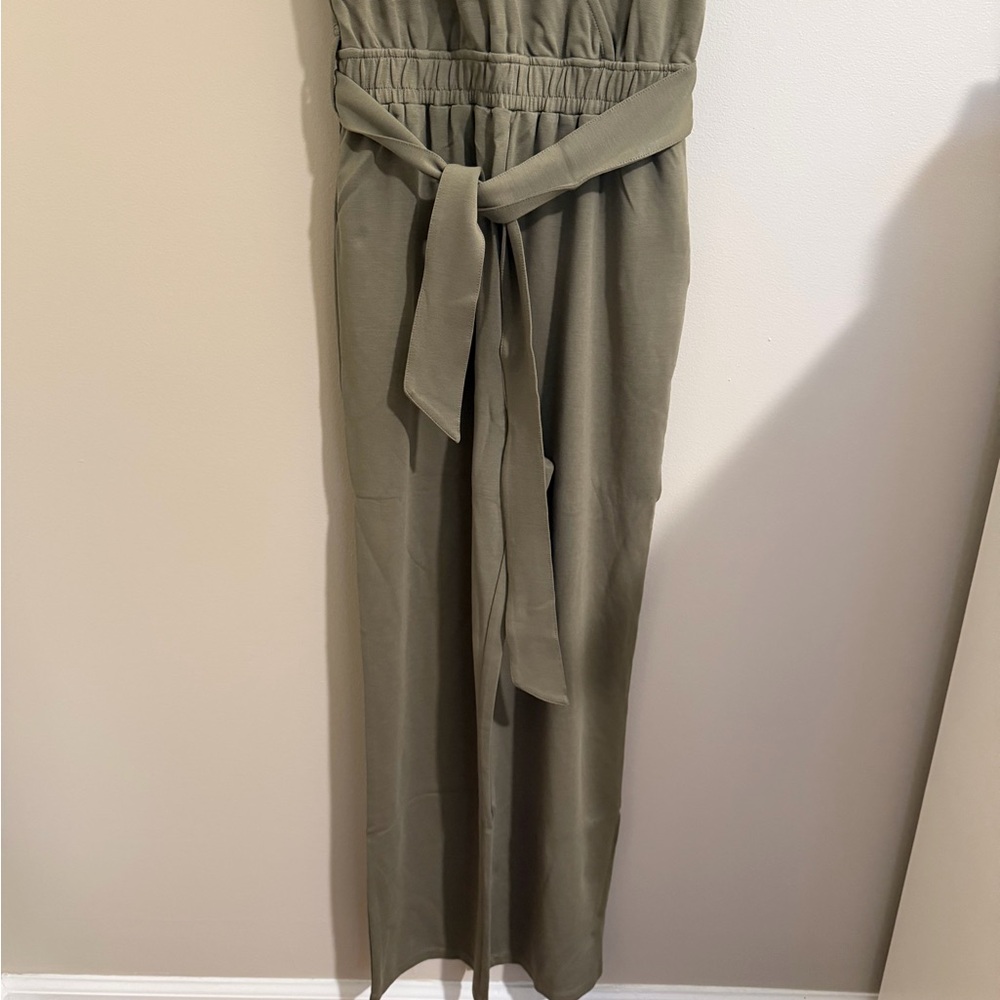 The Drop Women's @caralynmirand Sleeveless Wrap Jumpsuit - Picture 5 of 8